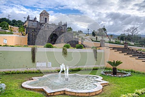 Victoria garden at la Orotava town at Tenerife, Canary Islands, Spain photo