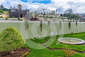 Victoria garden at la Orotava town at Tenerife, Canary Islands, Spain photo