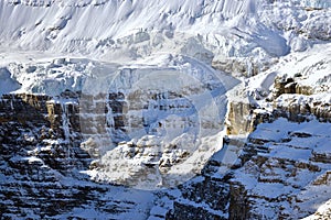 Victoria Glacier In Banff National Park