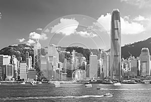 Victoria Harbor of Hong Kong city