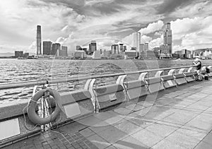 Victoria Harbor of Hong Kong city