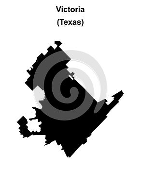 Victoria outline map