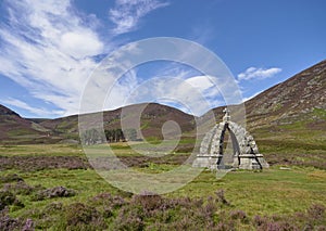 Victoria`s Well a monument celebrating the visit of Queen Victoria to the Artesian Well in Glen Mark.