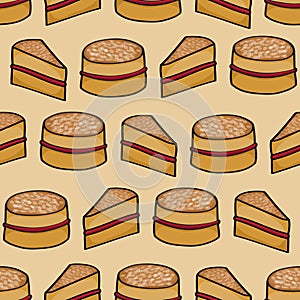 Victoria Sponge Cake Background