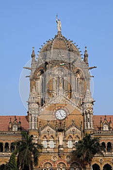 Victoria Station Chatrapati Shivaji terminal in Mumbai