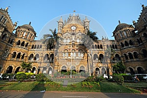 Victoria Station Chatrapati Shivaji terminal in Mumbai