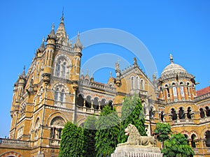 Victoria Terminus Train Station in Mumbai photo