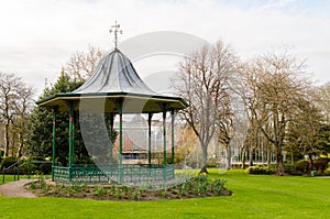 Victorian Bandstand, located in Mowbray Park, Sunderland