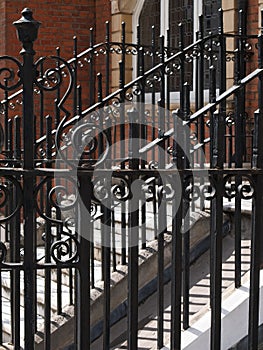 Victorian cast iron railing / fence.