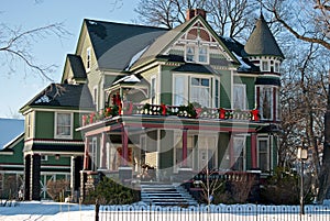 Victorian Christmas House