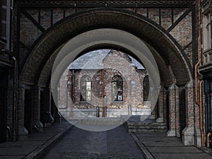 Victorian City Street, Tunnel, Background