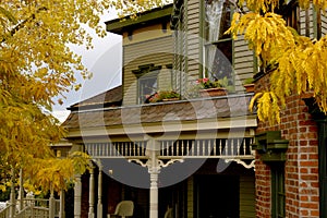 A victorian garden on backyard with a quaint and homey feel.