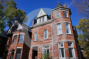 Victorian gothic style townhouse