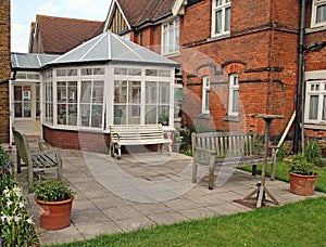 Victorian home and conservatory