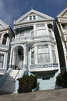 Victorian house in San Fransisco photo