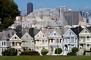 Victorian houses in San Francisco