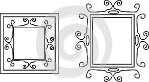 Victorian line frames