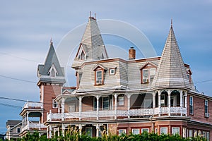 A victorian mansion in Cape May, New Jersey