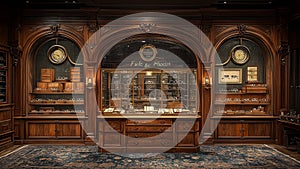 victorian optical shop window display photo