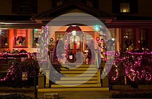 Victorian Porch at Christmas