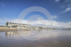 Victorian Promenade in Tywyn, Mid Wales photo