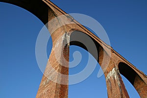 Victorian railway viaduct.