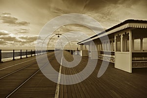 Victorian, seaside pier view