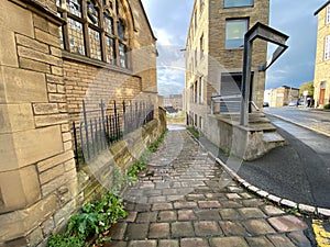 Victorian stone built buildings, in the centre of, Bradford, Yorkshire, UK
