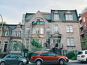 Victorian style apartments buildings Montreal