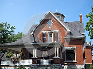 Victorian style house with large porch