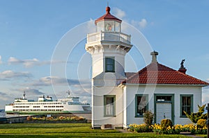 Mukilteo Lighthouse in Washington state photo