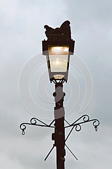 Victorian Style Street Lamp -  Portra 400 Film