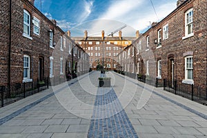 Victorian terraced houses in Ancoats, Manchester