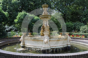 Victorian water fountain in Launceston Tasmania Australia