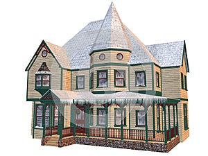 Victorian winter house