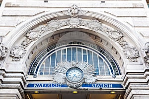 The Victory Arch Above The Entrance to Waterloo Station