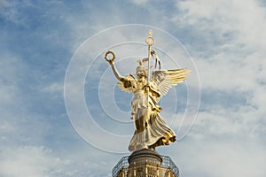 Victory column, angel of peace, Berlin, Europe. photo
