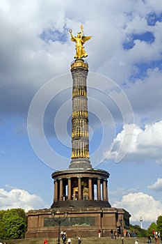 Victory column in Berlin landmark