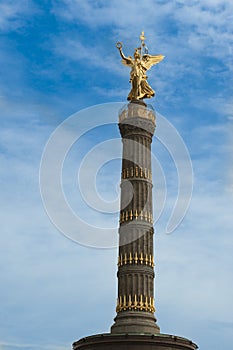 Victory column in Berlin, Siegessaeule, Angel of Peace, Angel of Berlin photo