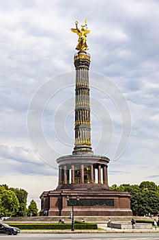 Victory Column Siegessaeule in Berlin, Germany