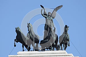 Victory driving the quadriga photo