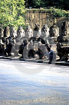 Victory Gate- Angkor Thom, Cambodia