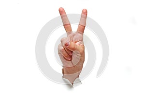 Victory Hand Sign