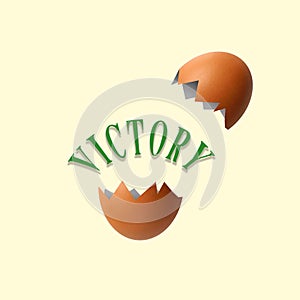 victory inside the broken egg