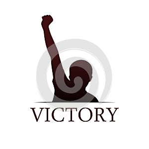 Victory logo template