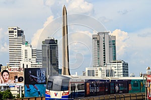 Victory Monument (Anusawari Chai Samoraphum) is an obelisk monument in Bangkok, Thailand. The monument was erected in June 1941 to