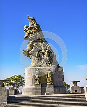 Victory Monument Statue May 5th Battle Puebla Mexico photo