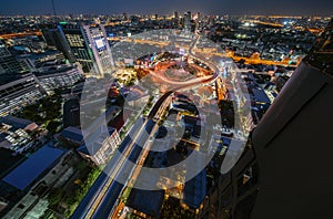 Victory monument Thailand in Bangkok city