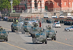 Victory parade rehearsal: GAZ-2330