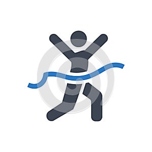 Victory Runner Icon